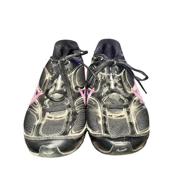 Nike Shox Reveal 4 Sneakers Women's Size 8.5 Black Pink Mesh Running Shoes - Picture 2 of 8